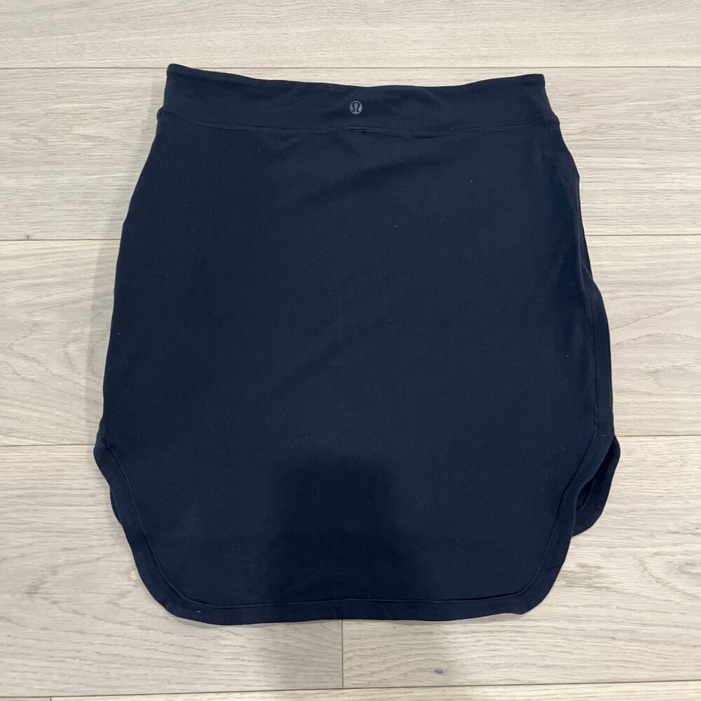 Lululemon Skirt Black Size 8 High Low - Picture 5 of 7